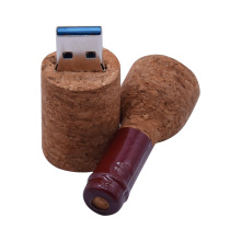 Eco-friendly wood Shape of wooden wine bottle Wooden Thumbdrives Gift Pen Drive Memory Stick 2GB 4GB 64GB 8GB usb Flash Drive
